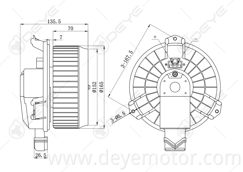 DG9H-19846-AB A DG9Z-19805-B 7L4Z19805A new design 12v dc blower motor for FORD FUSION LINCOLN